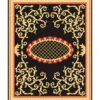 Ornate Crest Panel Hand-Tufted Rugs