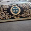 Ornate Crest Panel Hand-Tufted Rugs