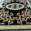 Ornate Crest Panel Hand-Tufted Rugs