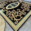 Ornate Crest Panel Hand-Tufted Rugs