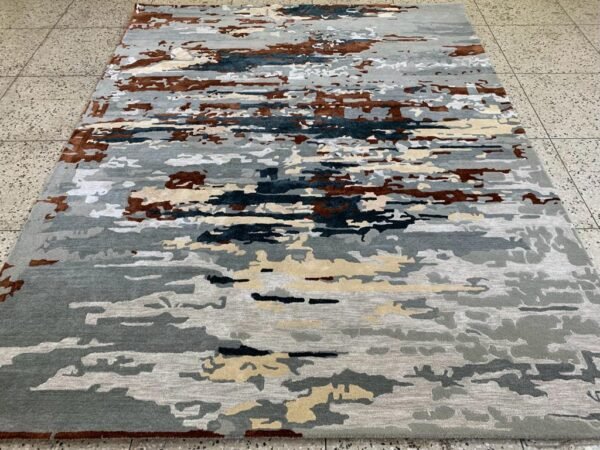 Driftline Abstract Hand-Tufted Rug