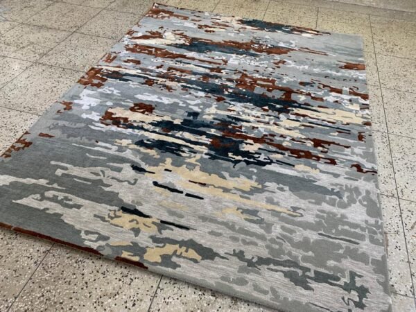 Driftline Abstract Hand-Tufted Rug