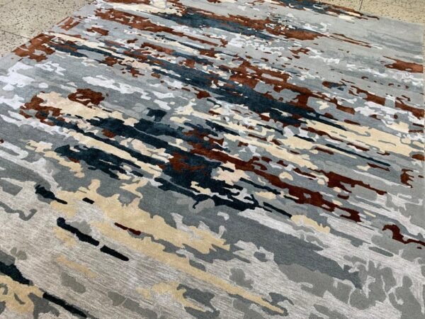 Driftline Abstract Hand-Tufted Rug