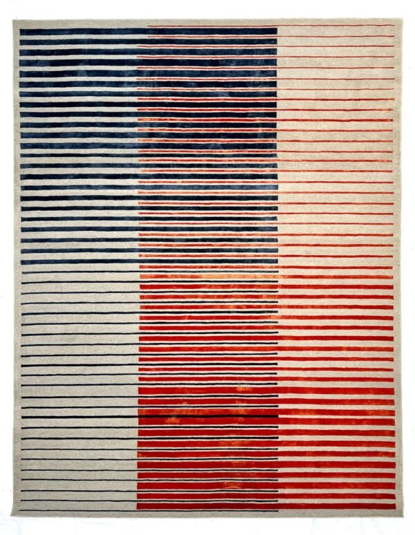 61 (6) Linear Drift Hand-Tufted Rug