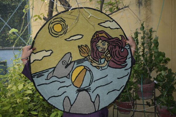 DSC_8929 MERMAID STYLE HAND TUFTED